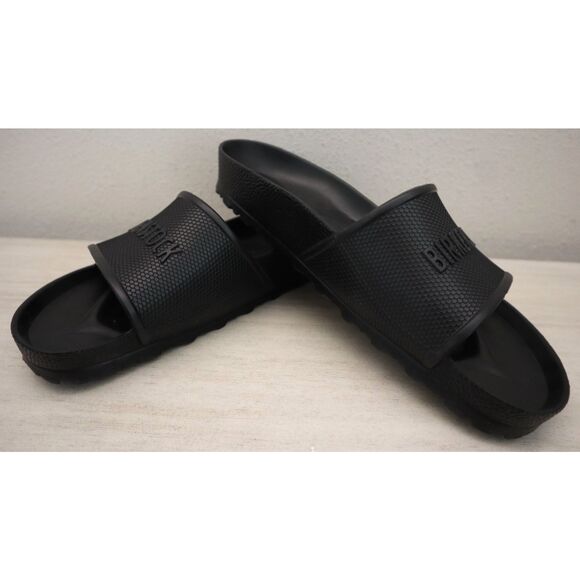 Birkenstock 1015398 Women's Sz 10 Men's Sz 8 Black Barbados EVA Slip-On Sandals - Picture 10 of 11